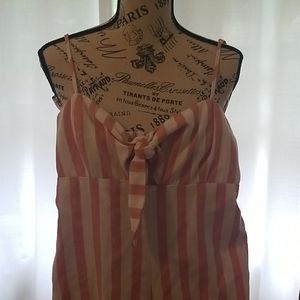 Linen, cotton, poly summer jumpsuit